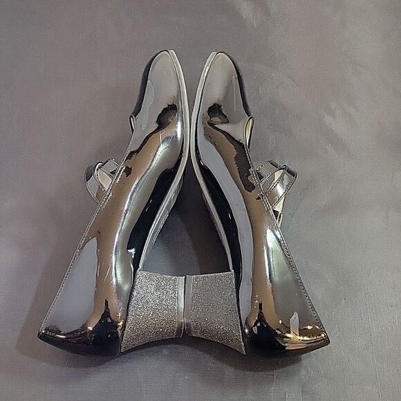 AMERICAN EAGLE ROUND TOE TWO ADJUSTABLE BUCKLE WOMEN"S MARY JANE STYLE S… - Picture 8 of 12